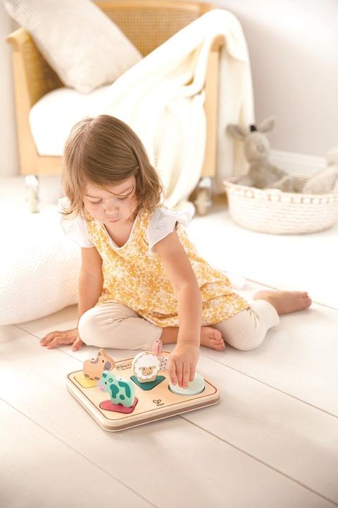 Image du produit Hape Puzzle de bruits d'animaux Tom (6 pièces)