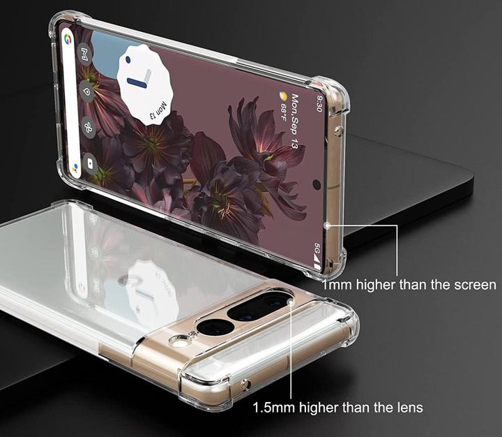 Produktbild Screenguard Crystal Soft Airbag Bumper Case (Google Pixel 7 Pro)