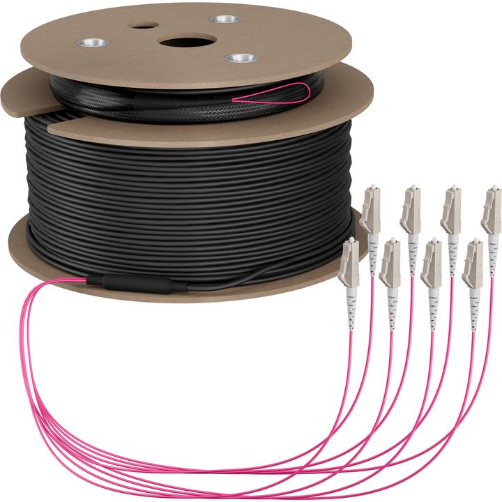 Produktbild EFB Elektronik Trunkkabel U-DQ ZN BH OM4 8G 1x8 LC-LC 160m Dca LSZH (U/FTP, CAT6a, 160 m)