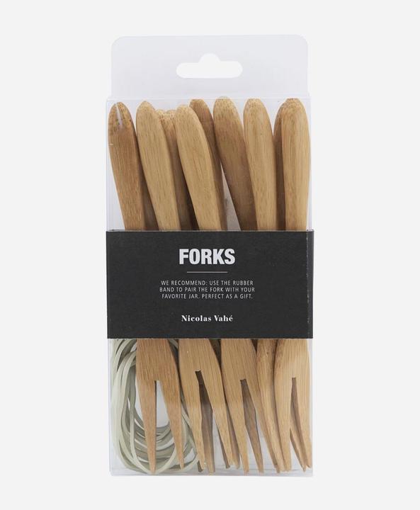 Actual product image Nicolas Vahé Bamboo fork, w. White Rubberband (12 x)