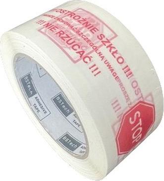 Produktbild Bestpak BSTech Klebeband mit Aufdruck 48x100m „Careful glass“ 6 Stk (48 mm)