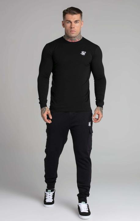 Actual product image Siksilk Sweatshirts Black Essential Sweatshirt (XL)
