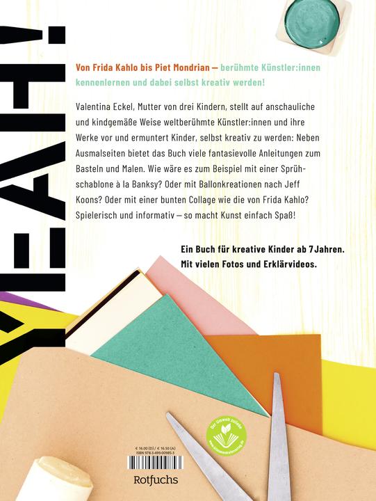 Produktbild Rotfuchs Das grosse Kunst-Mitmach-Buch für Kinder (Deutsch, Valentina Eckel, 2024)