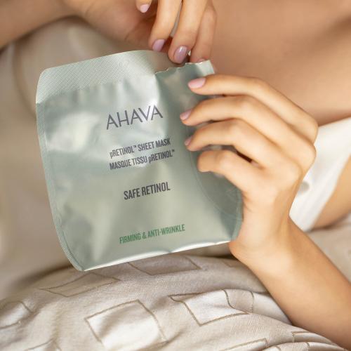 Image du produit Ahava Sheet Mask - Masque en feuille pour les peaux sèches et ternes