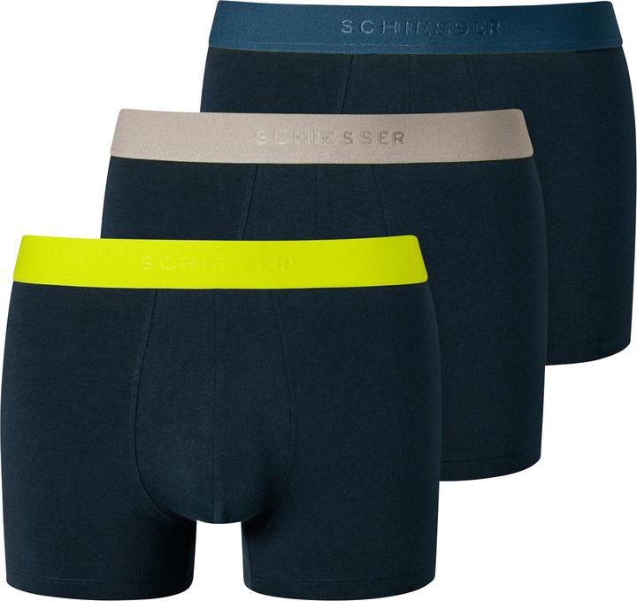 Immagine prodotto Schiesser 3 confezioni di pantaloncini / pantaloni retrò in cotone organico 95/5 (5, confezione da 3)