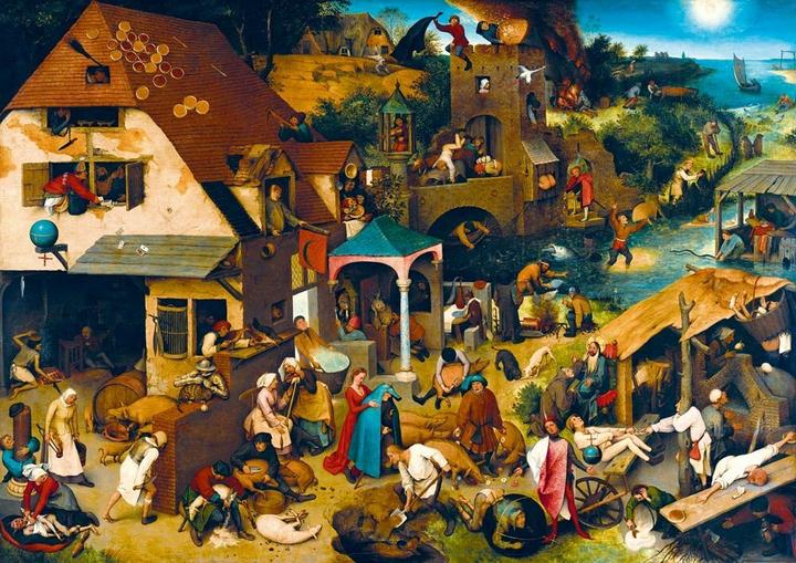 Produktbild Bluebird Niederländische Sprichwörter Puzzle 1000 Teile (1000 Teile)