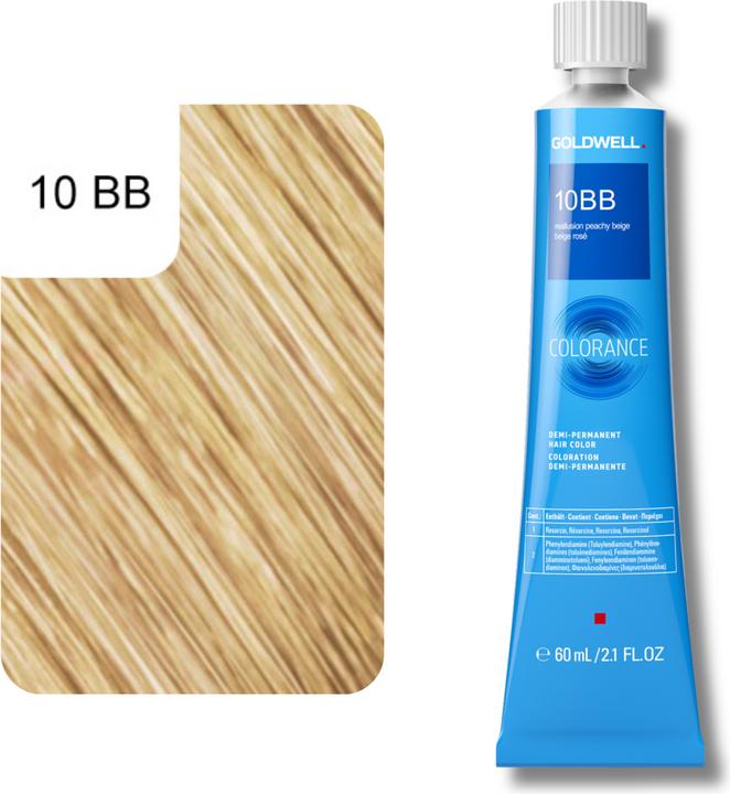 Actual product image Goldwell Colorance Tube Demi-Permanente (10BB peachy beige)