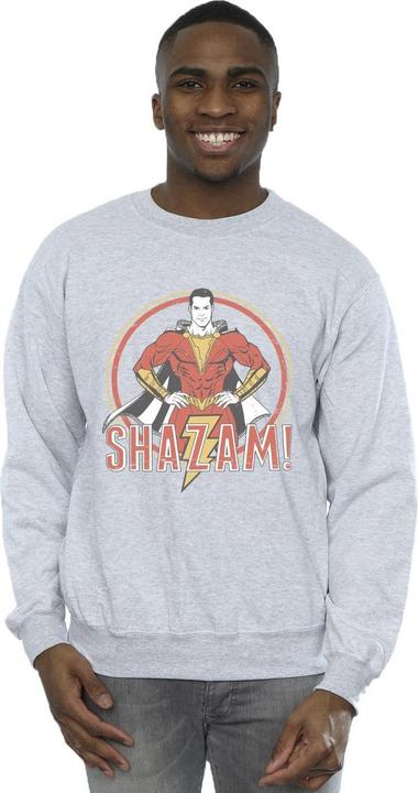 Produktbild Shazam Retro Circle Distressed Sweatshirt (XL)