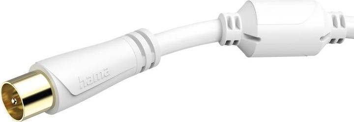 Image du produit Hama Câble d'antenne, connecteur coaxial - connecteur coaxial femelle, doré, 3,0 m, 100 dB (100 dB, Câble d'antenne)