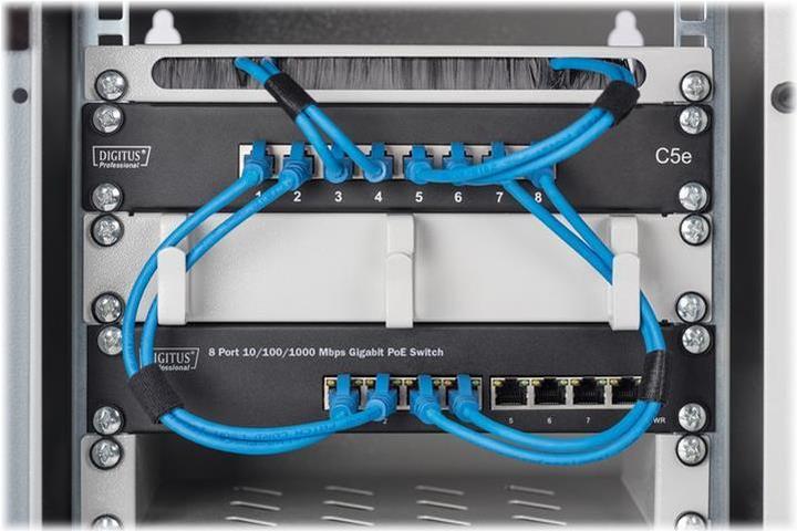Actual product image Digitus 10 inch 8 P Gigabit PoE Switch (8 Ports)