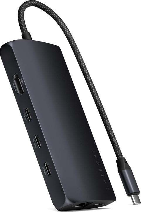 Satechi USB-C Multiport 8k mit Ethernet V3 (USB-C, 8 Ports)