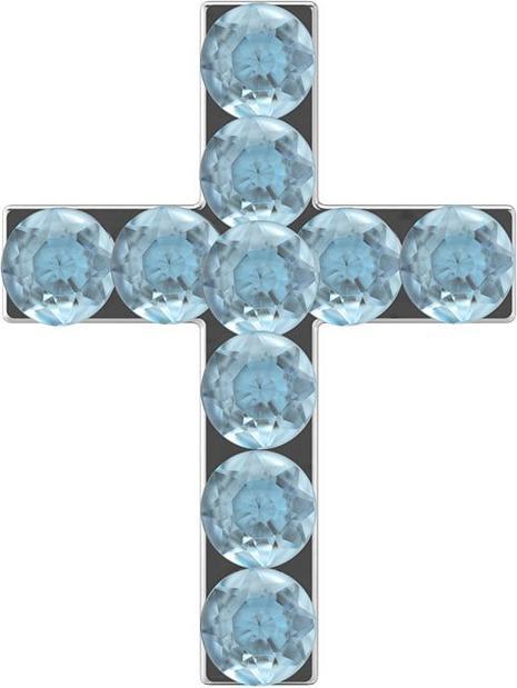 Immagine prodotto Studex Sensitive Ear Studs Croce Acquamarina (Acciaio inossidabile)