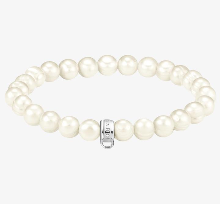 Produktbild Thomas Sabo Charm Armband Süsswasserzuchtperlen (19 cm, Silber 925, Perlen)