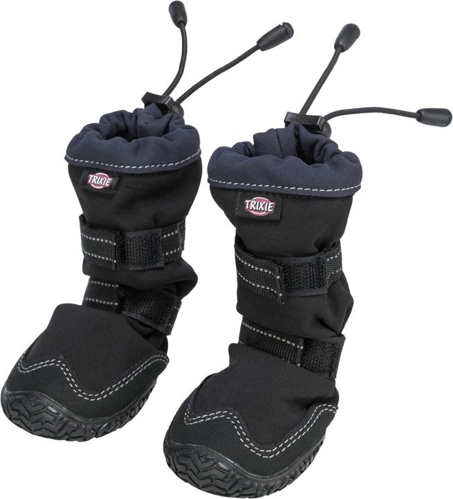 Image du produit Trixie Walker Active Bottes de protection longues, S, 2 pcs, noir (S, Chaussures pour chien)