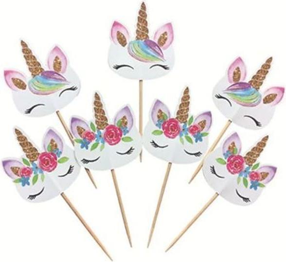 Immagine prodotto MU Style Cake topper unicorno (set da 12 pezzi)