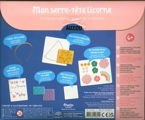 Produktbild Auzou France Mon serre-tête licorne : à paillettes