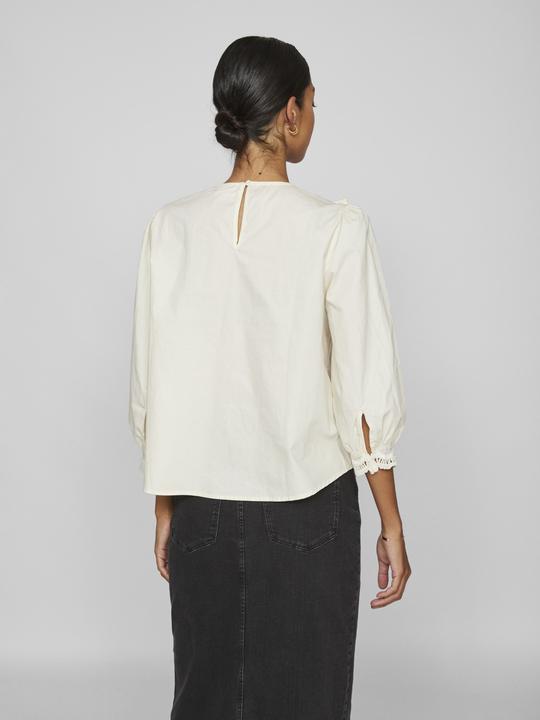 Actual product image Vila Round neck top with 3/4-length sleeves (36)