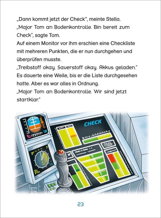 Actual product image Tessloff Der kleine Major Tom, Band 4: Kometengefahr (German, Bernd Flessner, Peter Schilling, Stefan Lohr, 2018)