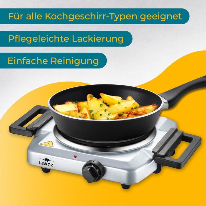Produktbild Lentz Kochfeld Einzelkochplatte Herdplatte Plattenherd Tischherdplatte