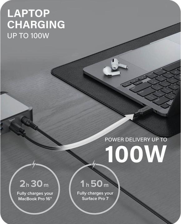 Produktbild Alogic Docking Station Universal Triple USB-C&USB-A (USB-C, 4 Ports)