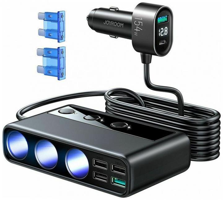 Joyroom Multiport Car Cigarette Lighter