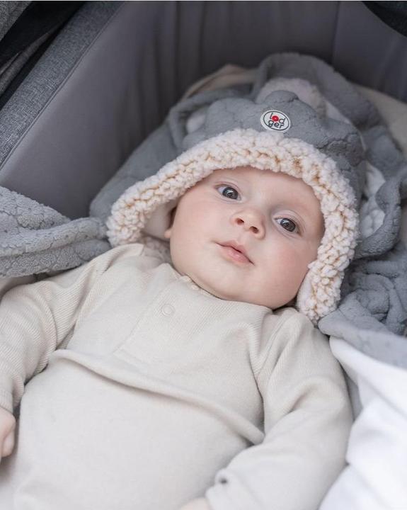 Actual product image Lodger Winter Hat Folklore Fleece Beige 1-2 years (86/92)