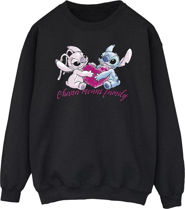 Produktbild Disney Lilo And Stitch Ohana Heart With Angel Sweatshirt (XL)