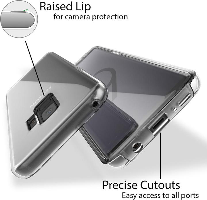 Image du produit Nalia Étui pour téléphone portable 360 degrés (Samsung Galaxy S9)