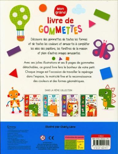 Actual product image Mon grand livre de gommettes : plus de 400 gommettes (French, Lane Charly, 2023)