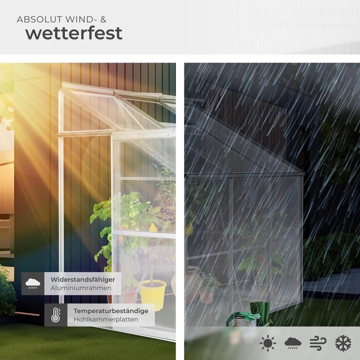 Actual product image tectake Leaning greenhouse