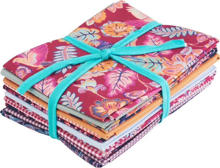 Actual product image Westfalenstoffe Fabric package "Bali", 12 fabrics à 48 x 48 cm