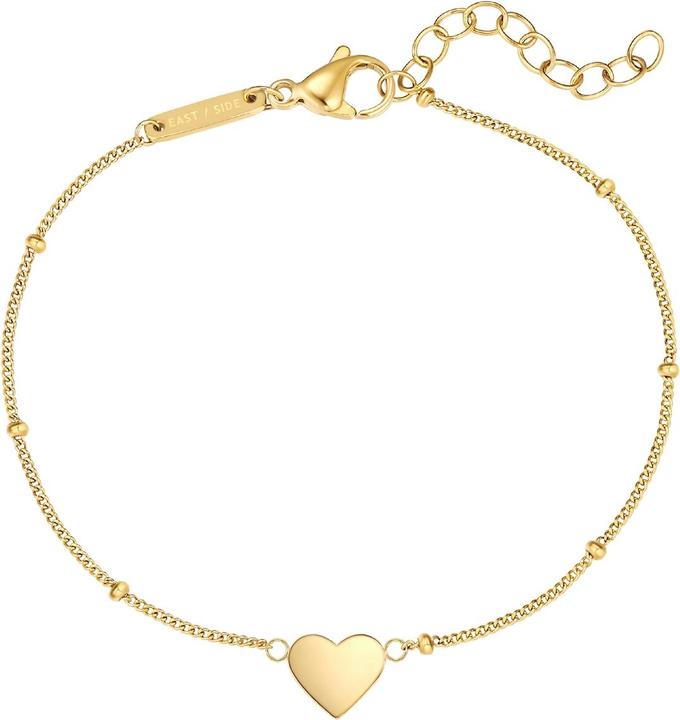 Eastside Damen Armband Herz - 37052 (17 cm, Edelstahl)