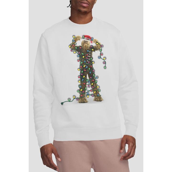Immagine prodotto Star Wars Felpa Natale Chewbacca Luci da Favola Adulto Unisex (L)