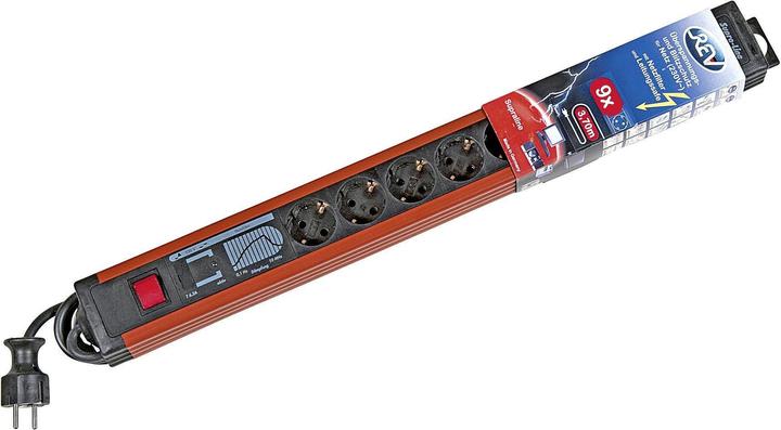 Produktbild REV Supra-Line Überspannungsschutz (9 x, CEE 7/3, 3.80 m)