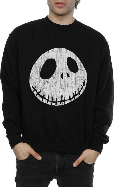 Produktbild Disney Nightmare Before Christmas Jack Cracked Face Sweatshirt (L)
