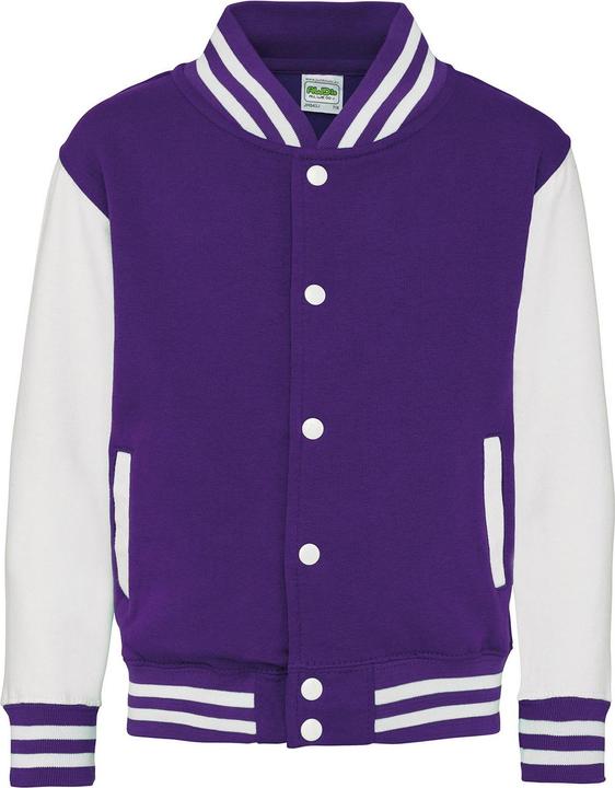 Actual product image Awdis Childrens/Kids Varsity Jacket (116)