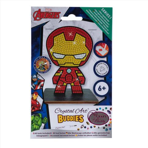 Actual product image Craft Buddy Ironman, Crystal Art figure approx. 11x8cm