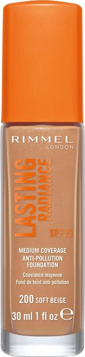 Actual product image Rimmel London Lasting Radiance (200 Soft Beige)