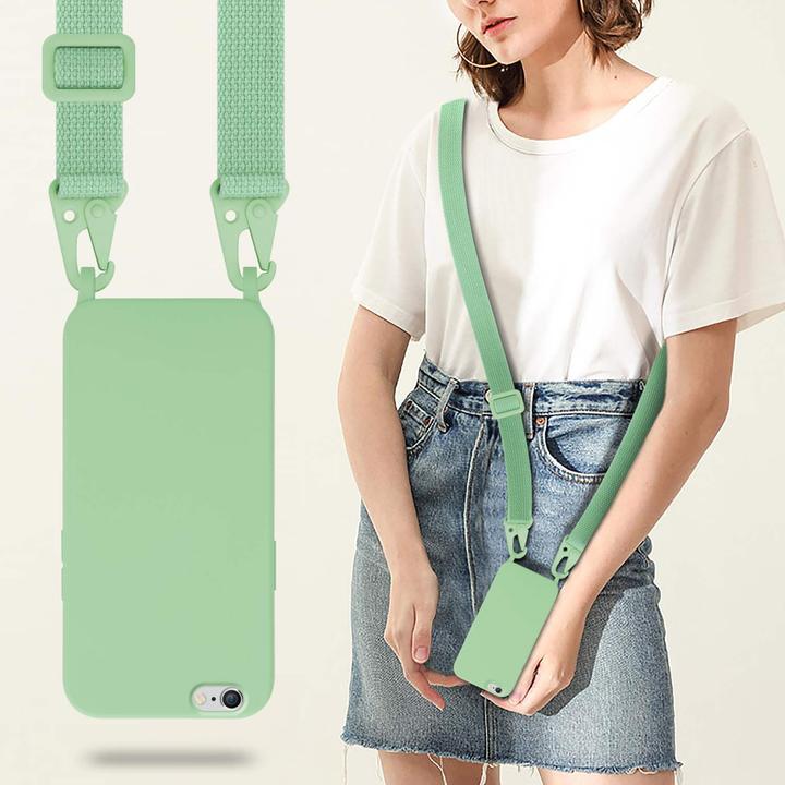 Actual product image Cadorabo TPU Cover Mobile Phone Chain Liquid (Apple iPhone 6 Plus)
