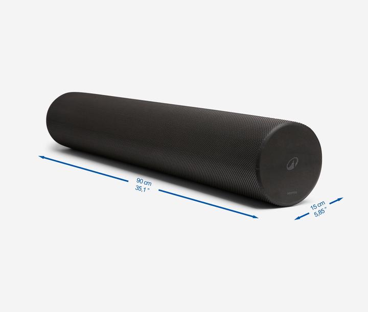 Produktbild Domyos Schaumstoff-Pilatesrolle Länge 90 cm Durchmesser 15 cm Foam Roller schwarz