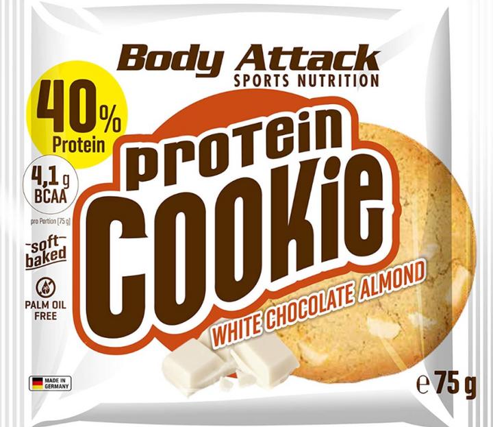 Immagine prodotto Body Attack Biscotto proteico (75g) (Doppio Chip al Cioccolato, Cioccolato bianco, 1 pz., 75 g)