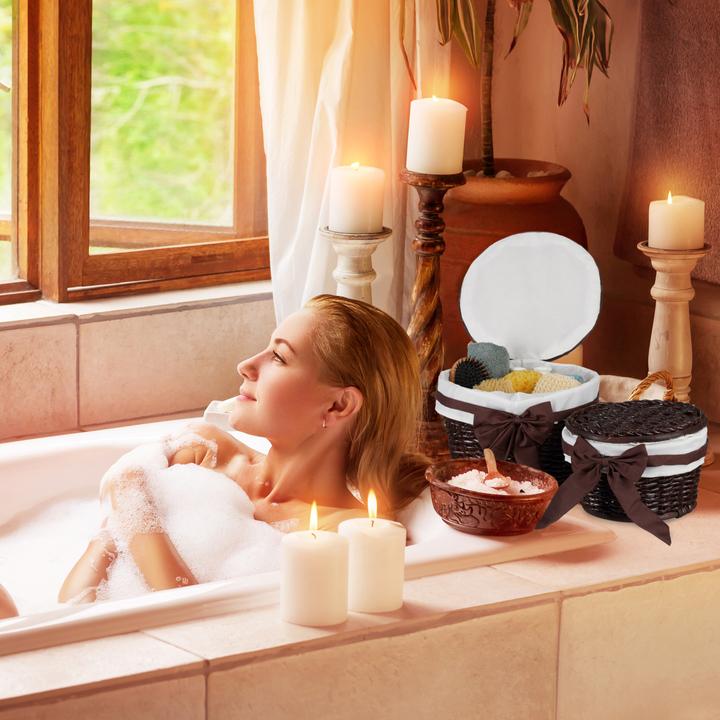 Produktbild Relaxdays Badkörbchen (2 x, 31 x 31 x 22 cm)