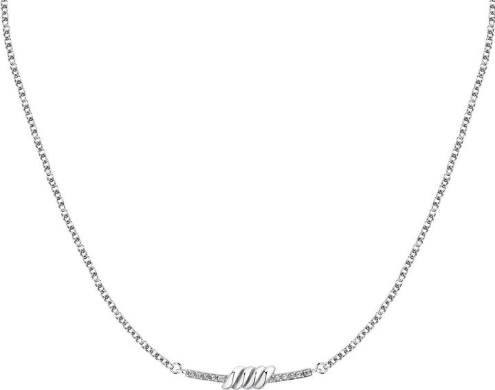 Produktbild Morellato Elegant steel necklace with Torchon crystals SAWZ04 (Edelstahl)