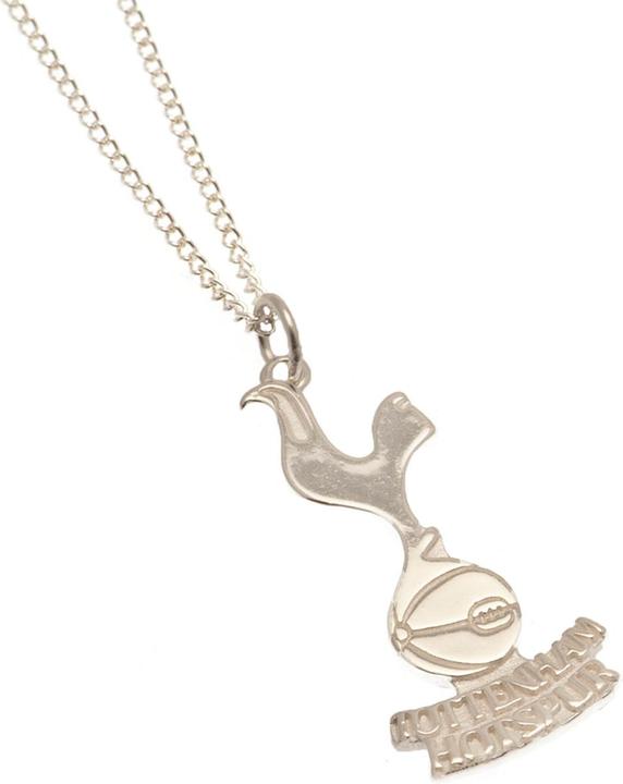 Immagine prodotto Tottenham Hotspur FC Argento Sterling Cresta Collana e Ciondolo (100% materiale sintetico)