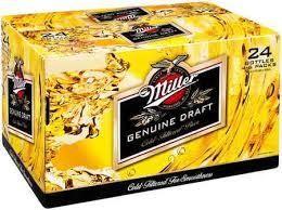Miller Brewing Miller Genuine Draft Beer Case 24 x 330 ml / 4.7 % USA (24 x 33 cl)