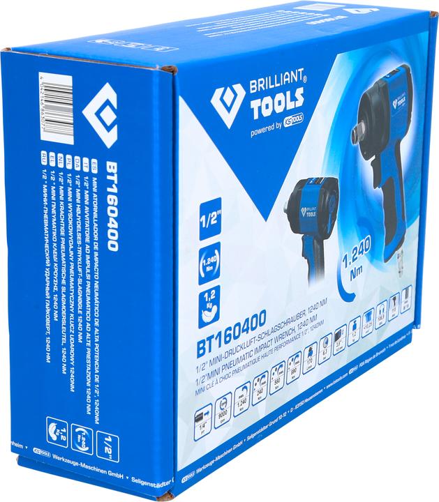 Produktbild Brilliant Tools 1/2 Mini-Druckluft-Schlagschrauber BT160400