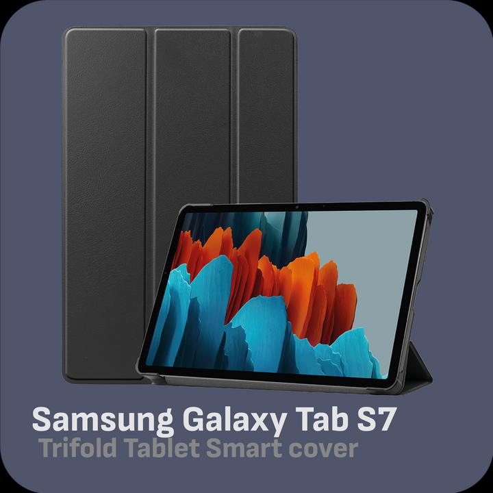 Produktbild Cazy Premium Smart Hülle Kompatibel mit Samsung Galaxy Tab S7 - Schutz Etui Hülle - Automatischem (Galaxy Tab S7)