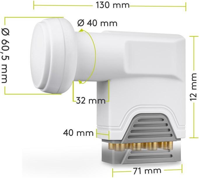 Actual product image Goobay Universal Octo (Octo LNB, 40mm)