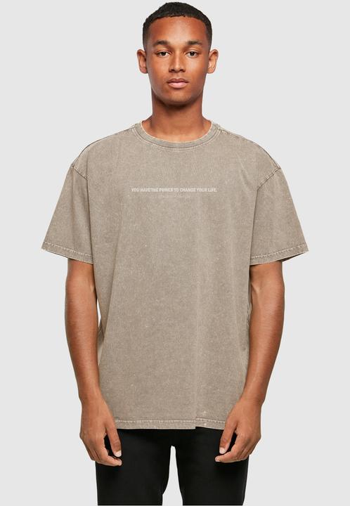Produktbild Merchcode WD - Believe In Yourself Acid Washed Heavy Oversized Tee - 116541 (XL)