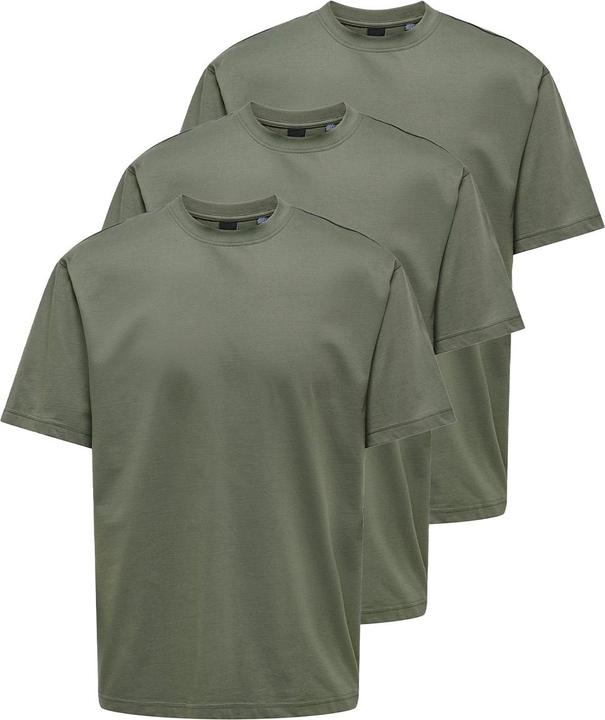 Produktbild Only & Sons 3er Pack Onsfred T-Shirt (XL)
